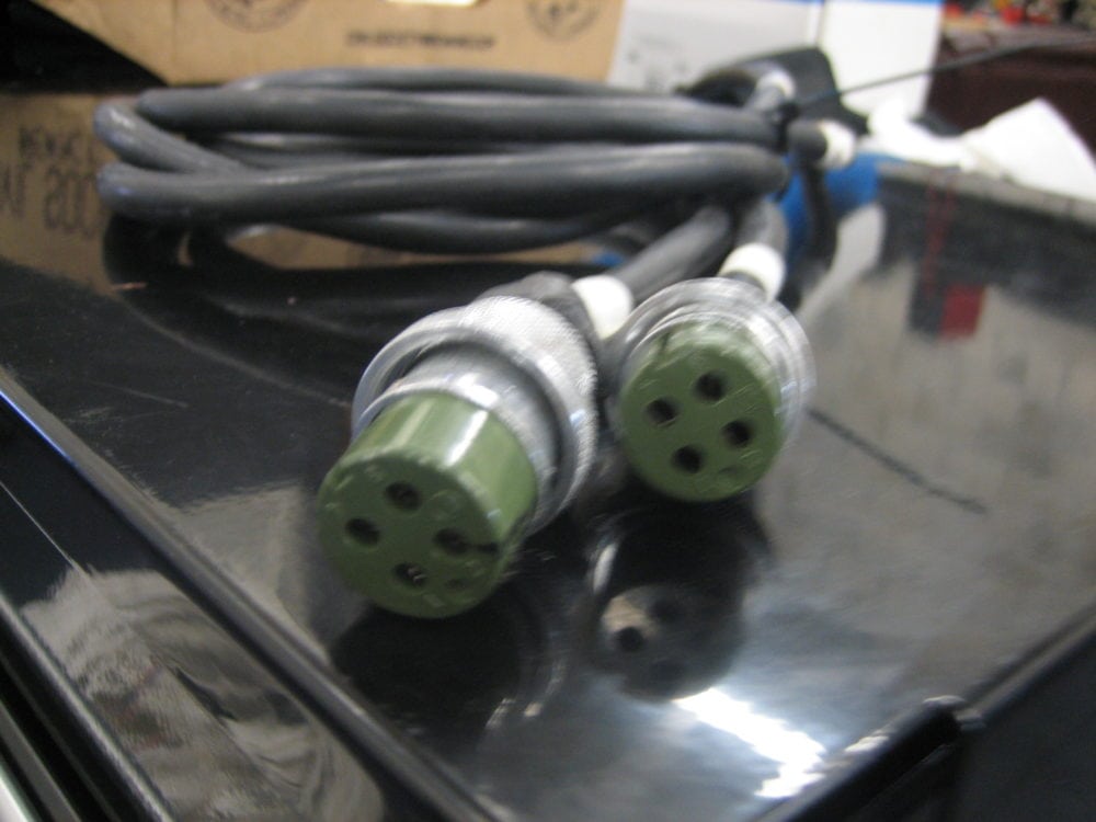 Furuno 000160159 Transducer Plug 4Pin Round LOT OF 2 FCV1000 1100