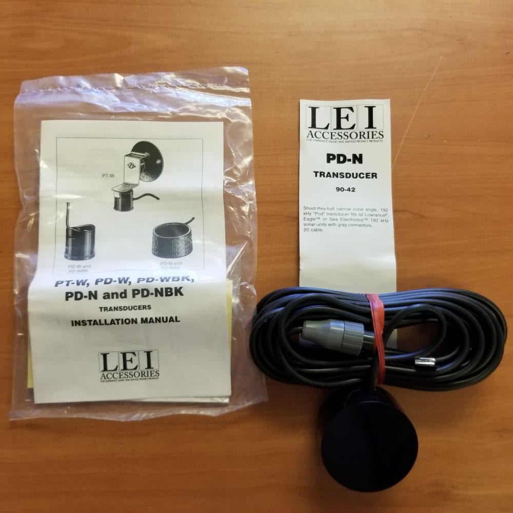LEI Lowrance Eagle PDN Transducer 9042 192 kHz Narrow Cone Angle