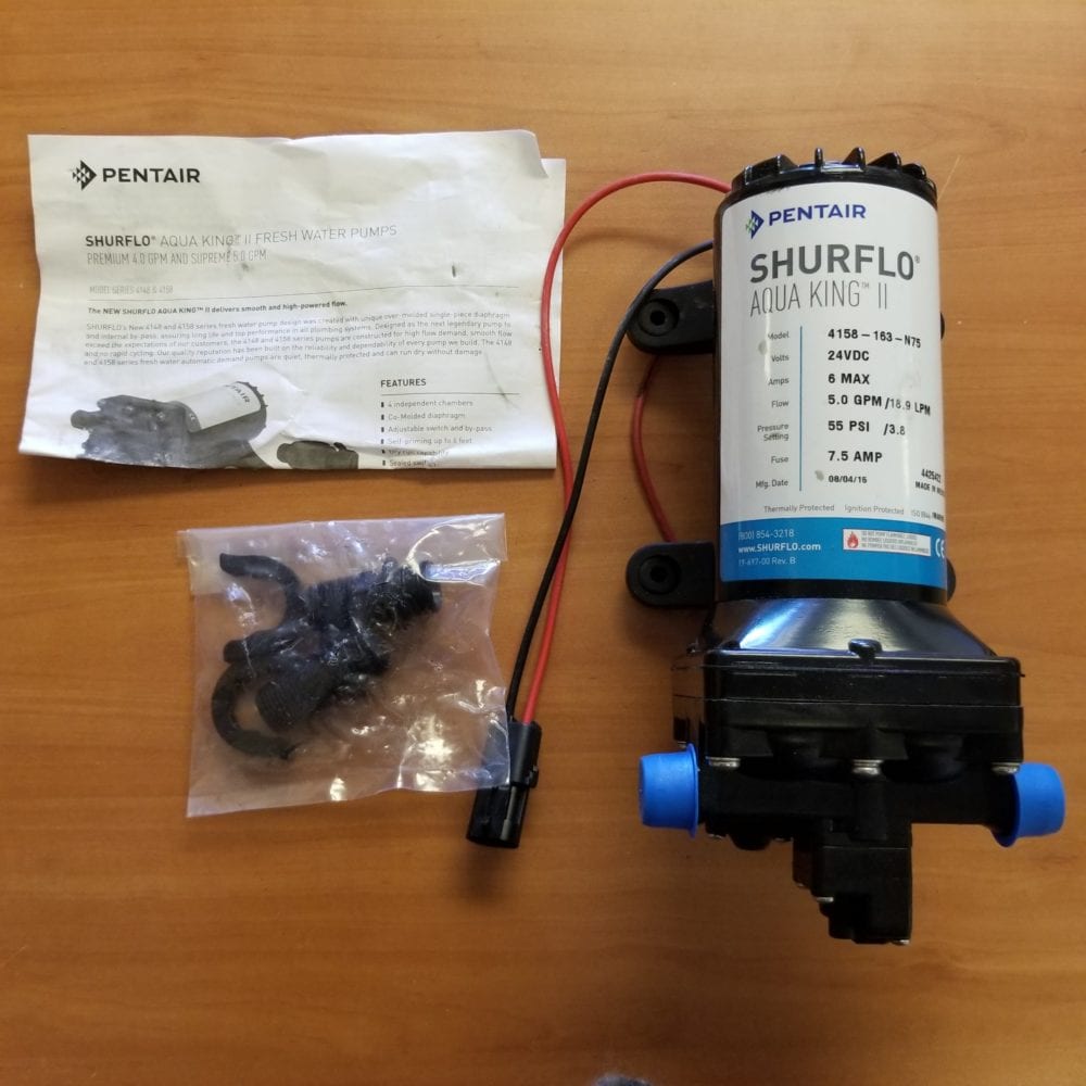 ポンプ　シャフロアクアキングⅡ  24V Pressurized Water Pump AQUA KING II Standard 3.0 / 24V only