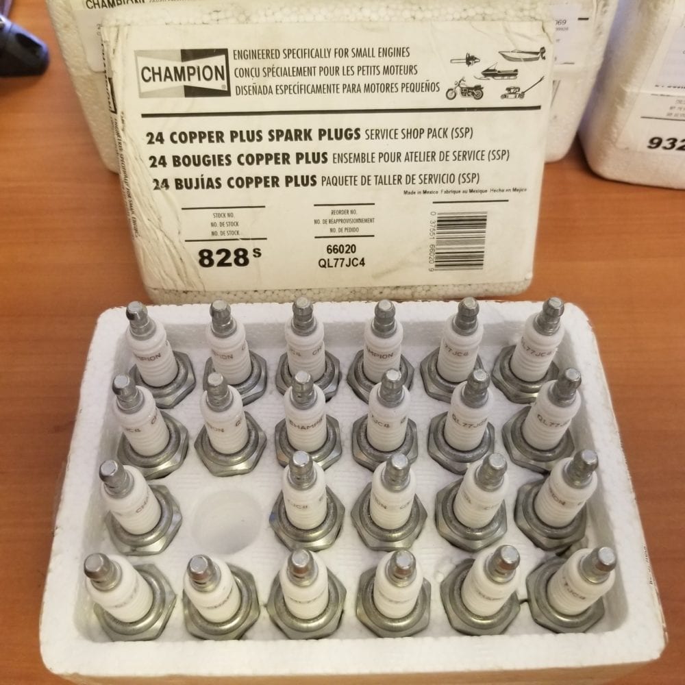 Champion 828S QL77JC4 Shop Pack Spark Plug Case of 24