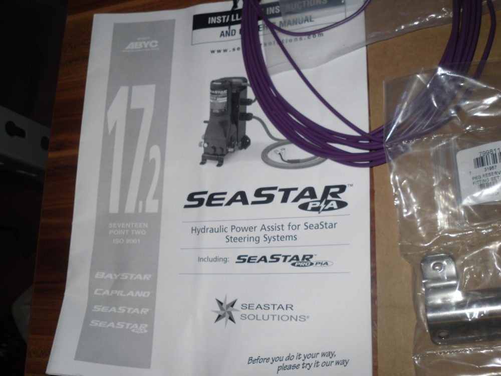 Seastar Hydraulic Power Assist Steering System PA12002 NEW IN BOX