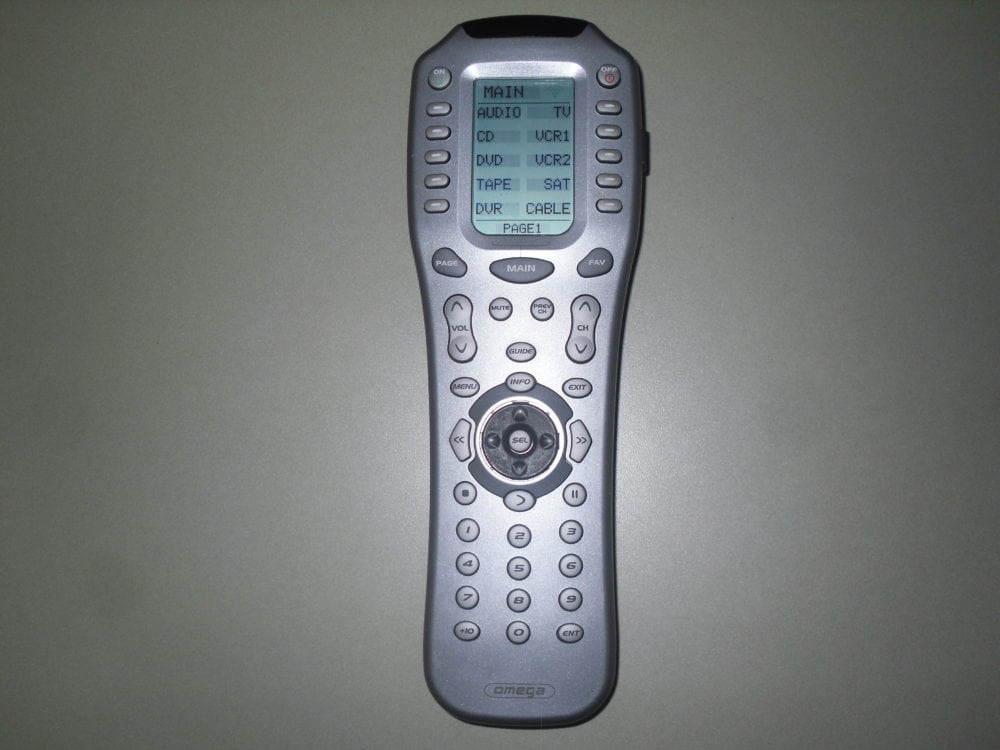 Omega MX-650 Universal Learning LCD Remote Control TV Controller RF ...