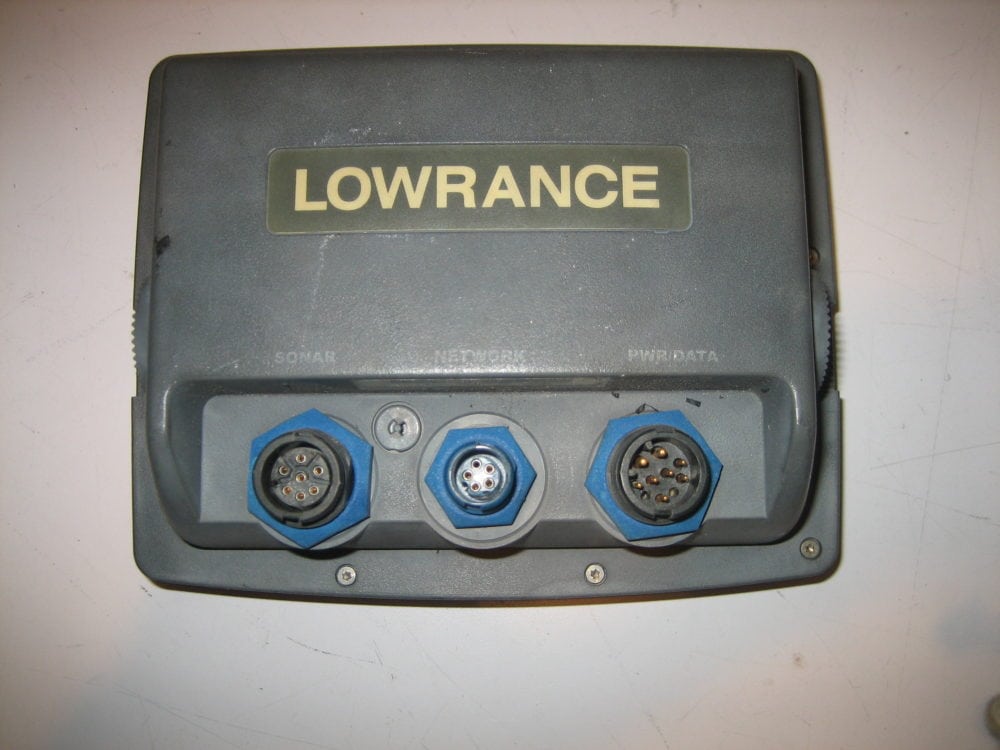 Lowrance LMS332c Fishfinder Chartplotter ALL OK Except No Key Beeps