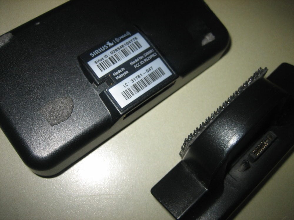 Sirius XM SXMIR1 SiriusXM Mirge Radio Receiver w/ Dock Docking Station