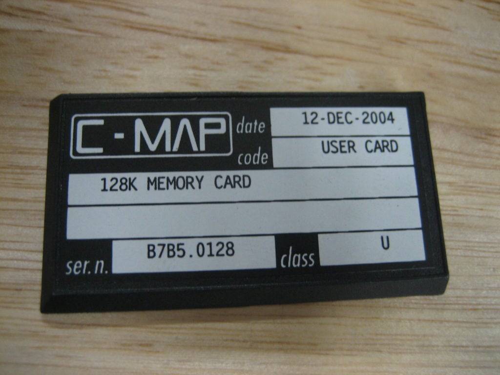 CMap NT/NT+ 128K KB Memory User Data Card CCard Format Max Marine