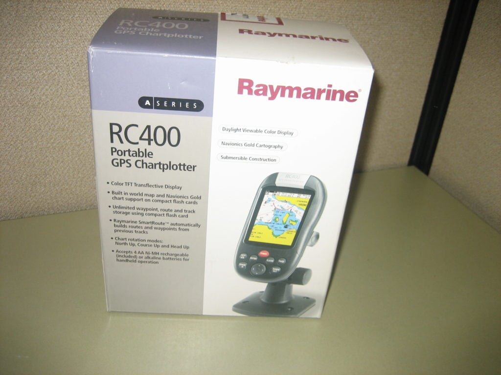 Raymarine RC400 Portable GPS Chartplotter A Series Max Marine Electronics