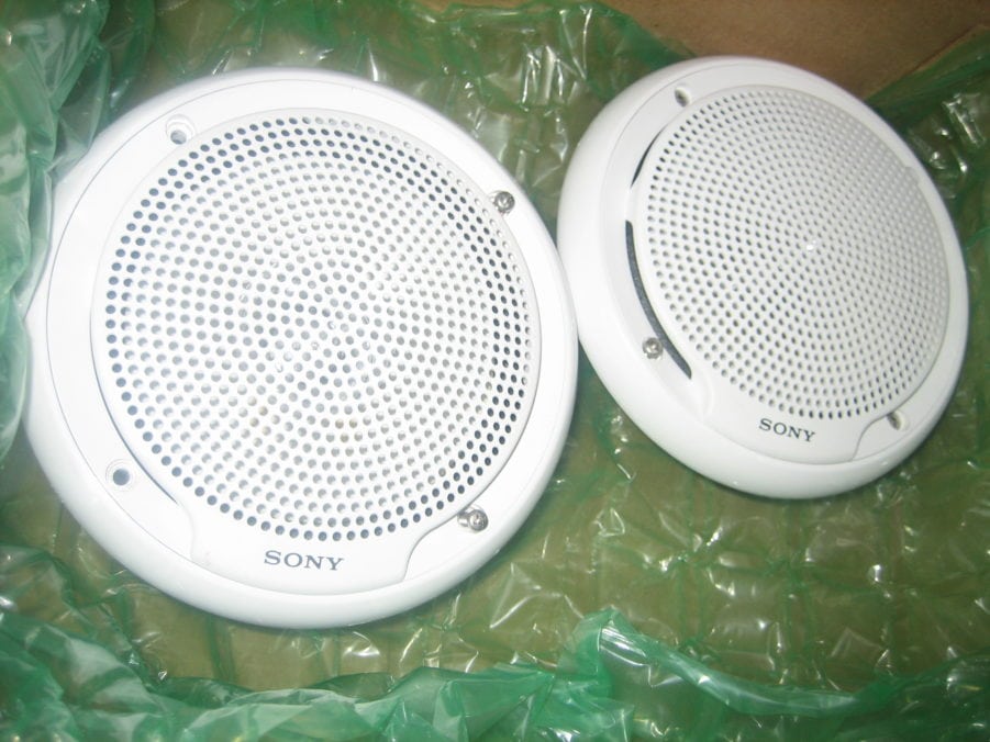Sony XS-MP1610W Dual Cone Marine Speaker - 6.5" - (PAIR) - Max Marine