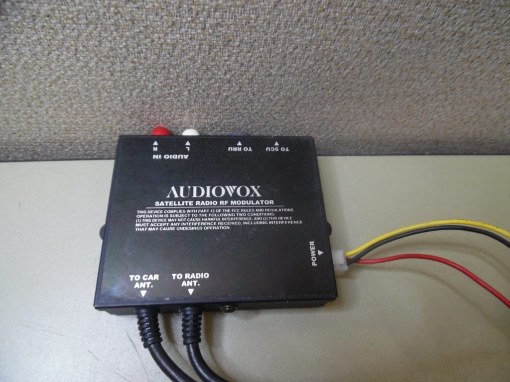 Audiovox 144C2228 Satellite Radio RF Modulator Box Max Marine Electronics