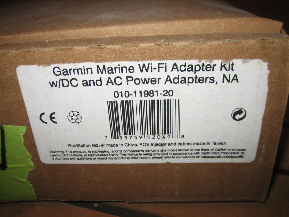 Garmin 0101198120 NEW OLD STOCK Marine Wifi Adapter Kit Max Marine Electronics