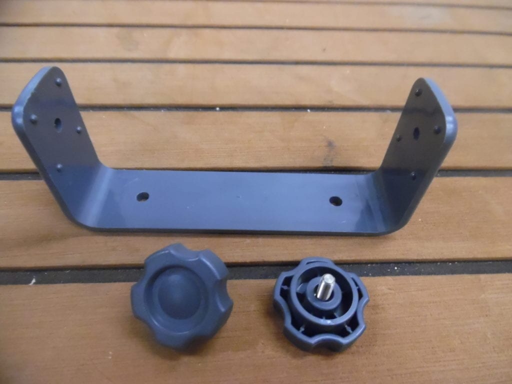 ICM402 / ICM304 VHF Grey Mounting Mount Bracket + Knobs Max