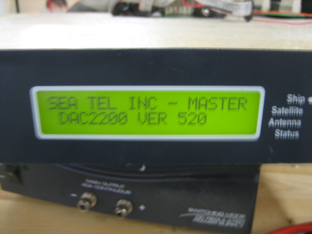 SeaTel/Cobham DAC 2200 SW v. 520 5.20 Antenna Control Unit ACU VSAT TV at Sea Max Marine