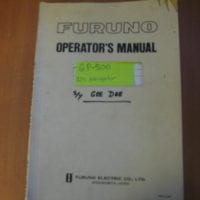Furuno Operator's Manual f/ GP-500 GPS Navigator - Free Shipping