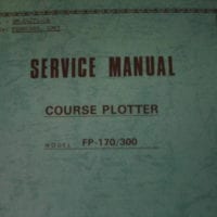Furuno Service Manual f/ Course Plotter FP-170/300 - Free Shipping