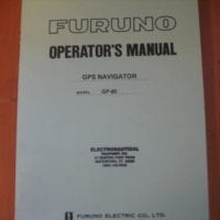 Furuno Operator's Manual f/ GPS Navigator GP-80 - Free Shipping