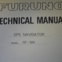 Furuno GPS Navigator Technical Manual-GP-500 -- Free Shipping