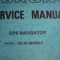 Furuno Service Manual f/ GPS Navigator GP-50 Mark-2 - Free Shipping