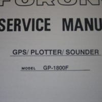 Furuno Service Manual f/ GPS / Plotter / Sounder GP-1800F- Free Shipping