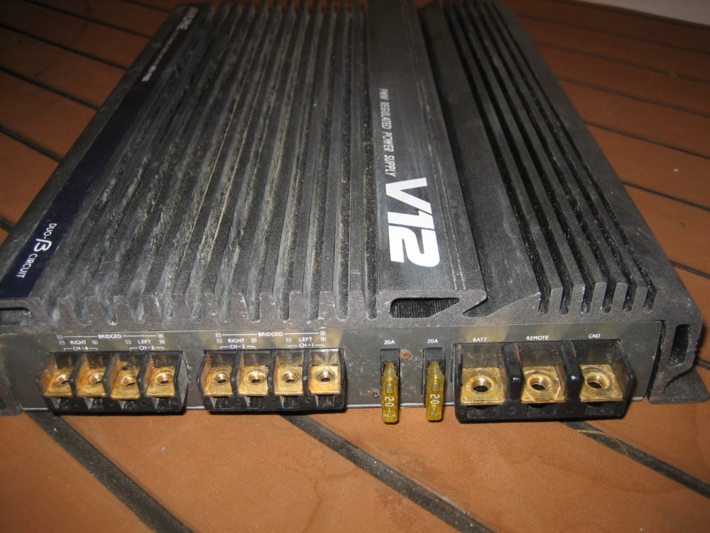 Alpine MRV-F400 4/3/2 Channel Stereo 400W Amplifier Amp 12V - Max