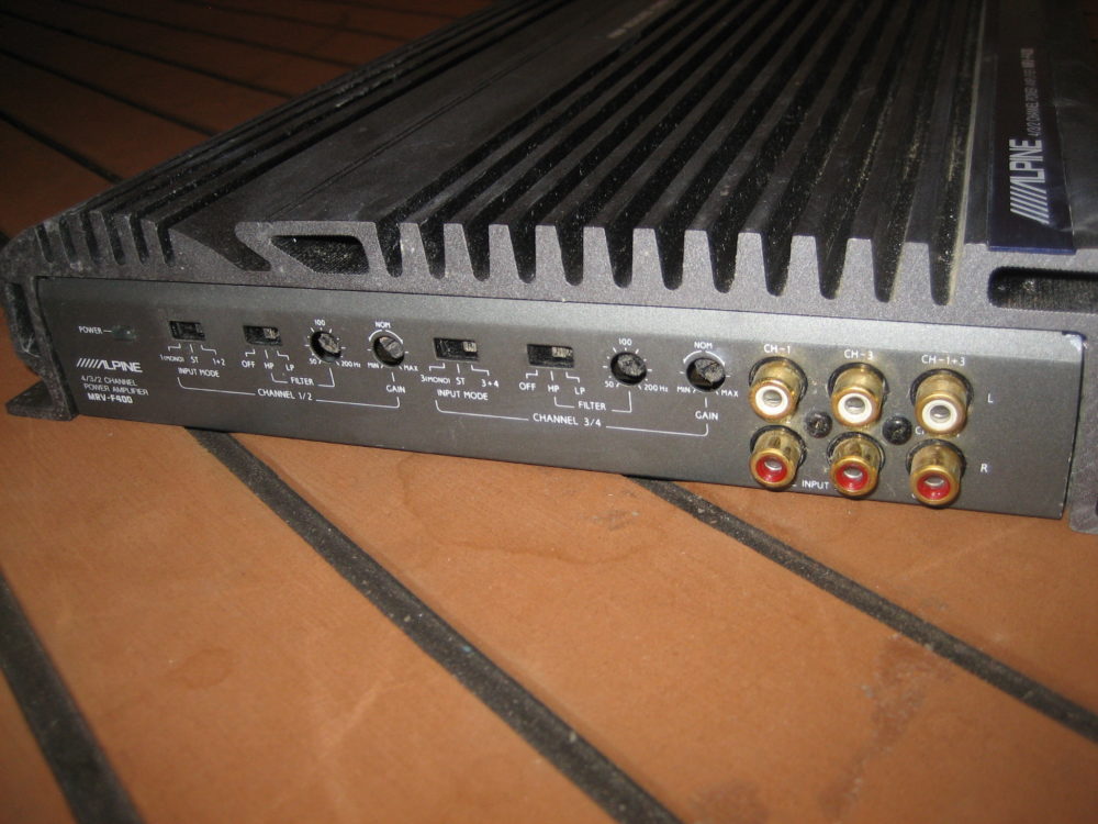 Alpine MRV-F400 4/3/2 Channel Stereo 400W Amplifier Amp 12V - Max