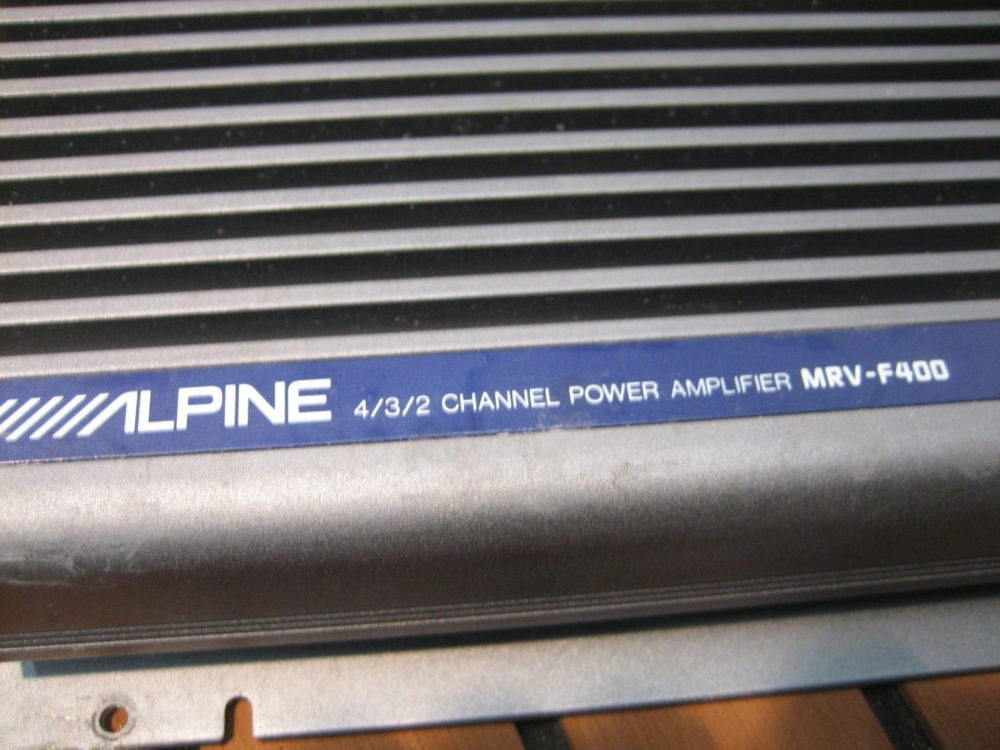 Alpine MRV-F400 4/3/2 Channel Stereo 400W Amplifier Amp 12V - Max