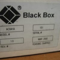 Black Box AC041A S-Video Switcher Splitter w/ P6 Remote Control *NEW*