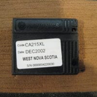Navionics Classic NavChart Card West Nova Scotia CA215XL DEC 2002