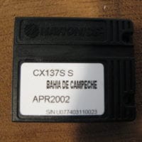 Navionics Classic NavChart Card Bahia De Campeche CX137S Apr 2002