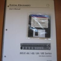 Extron CrossPoint 300 Matrix Switchers User's Manual - FREE US SHIP