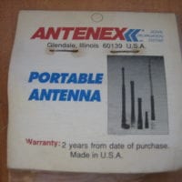Antenex Laird Portable 9-48" VHF Antenna BNC Connector - DF 155-164MHz *NEW*