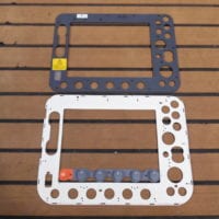 Raymarine C80 Classic Gasket, Plate, Lower Keypad Membrane