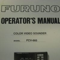 Furuno Color Video Sounder FCV-665 Operator's Manual