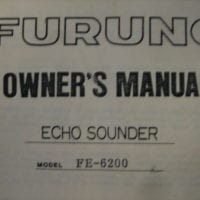 Furuno ECHO Sounder FE-6200 Owner's Manual