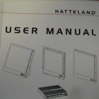 Hatteland Series 2 Displays and Backpack range User Manual - Free Shipping