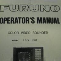 Furuno Color Video Sounder FCV-663 Operator's Manual
