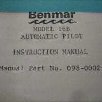 Benmar Model 16B Instruction Manual - Free Shipping