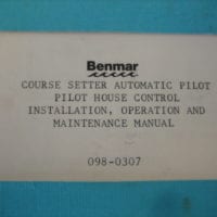 Benmar Autopilot Pilot House Control Install, Operation and Maintenance Manual