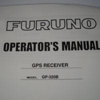 Furuno GPS Receiver GP-320B Operator's   Manual - Free Shipping