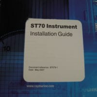 Raymarine ST70 Instrument Installation Guide - Free Shipping