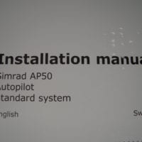Simrad AP50 Autopilot Standard System Installation Manual