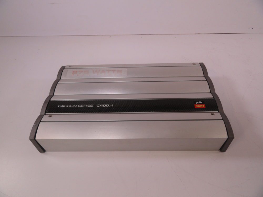 Polk MOMO C400.4 Carbon Series 4 Channel 975Watt Amplifier - Free