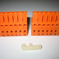 Furuno DFF3 *SET OF 2 WAGO TRANSDUCER XDR Connectors w/ Depinning Tool* Orange