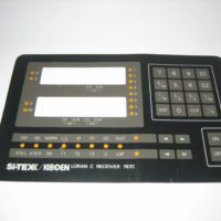 Si-Tex Koden 767C Loran C Receiver Front Vinyl Keyboard Keypad Overlay Fascia