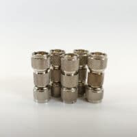 Male F-Type to Male F-Type 1-1/4" Coax Cable Couplers - LOT OF 5