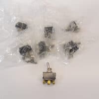 Carling 1107R - DPST Metal Toggle Switch - LOT OF 7