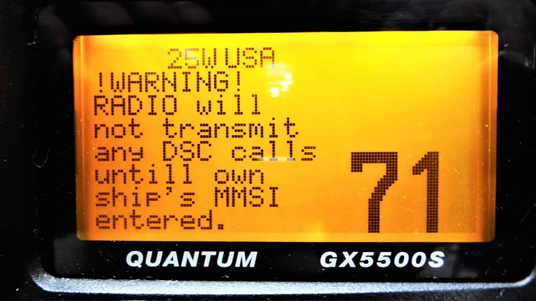 Standard Horizon Quantum GX5500S Submersible VHF Marine Radio w