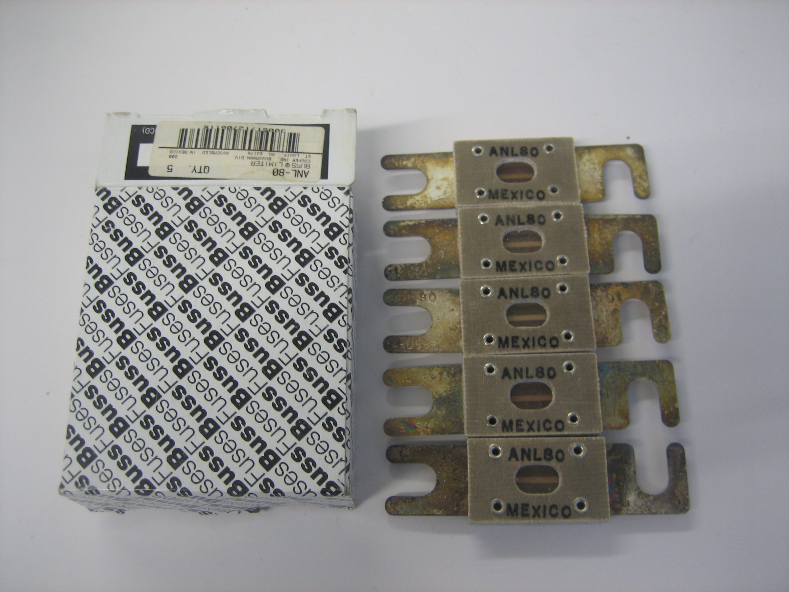 Limiter Module Fuse QTY 5 Bussman ANL-80 Limiter Fuses for Marine and Industrial ...