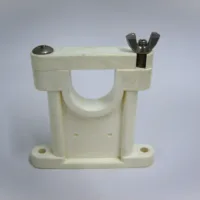 D. Lilly 304 White Plastic Stand-off Bracket Mount for 1.5" OD Antennas NEW BLEM