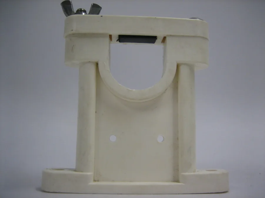 D. Lilly 304 White Plastic Stand-off Bracket Mount for 1.5" OD Antennas NEW BLEM - Image 3