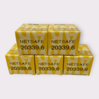 Vimar Eikon 20339.6 RJ45 Cat6 Netsafe UTP110 Outlet - Grey **Lot of 5**
