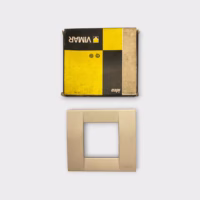 Vimar Idea 17092.01 Classic Cover Plate 1-2 Module - Metal White - NOS